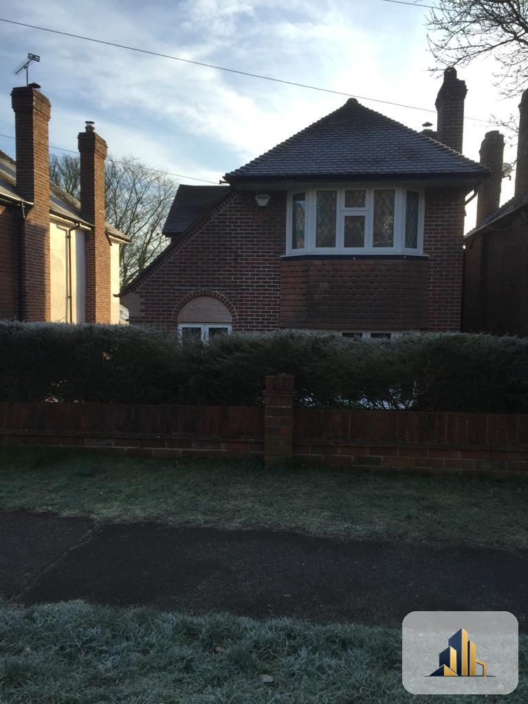 Original front of a 1930s detached house in Banstead before extension